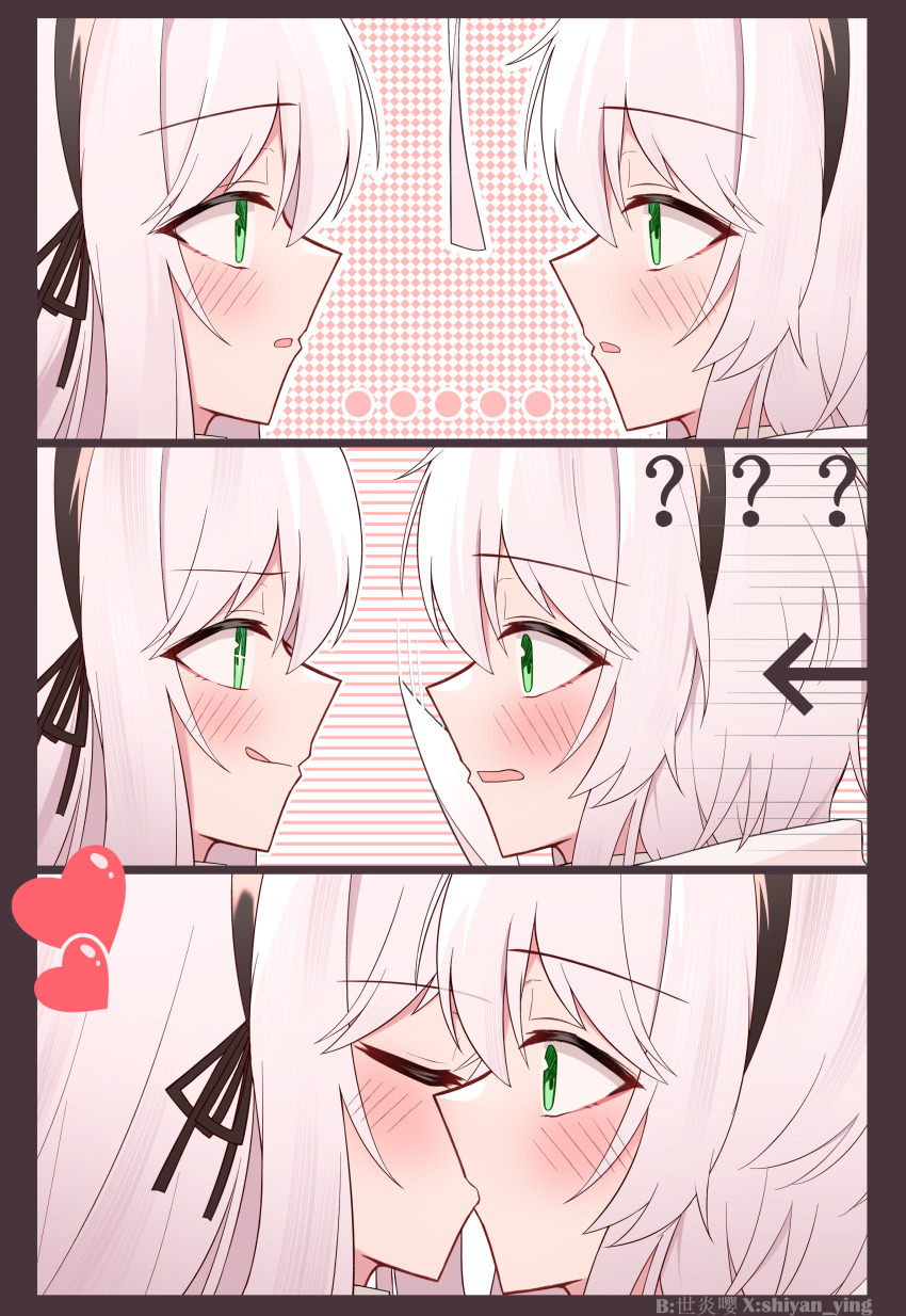 ..., 2girls, ?, ??, absurdres, amnesia_(majo_no_tabitabi), avilia_(majo_no_tabitabi), black_hairband