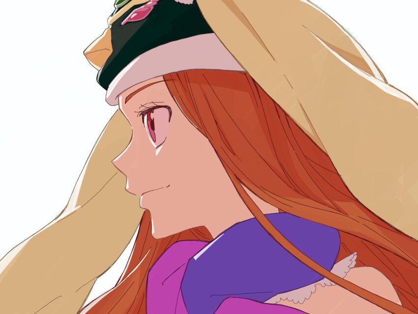 1girl, head_only, highres, long_hair, looking_to_the_side, mawaru_penguindrum, na1gahama, portrait