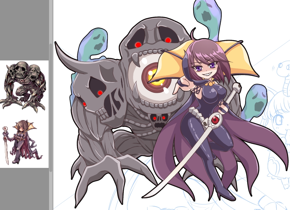 1girl, ahoge, amdarais, black_bodysuit, bodysuit, breasts, brown_hair, cape