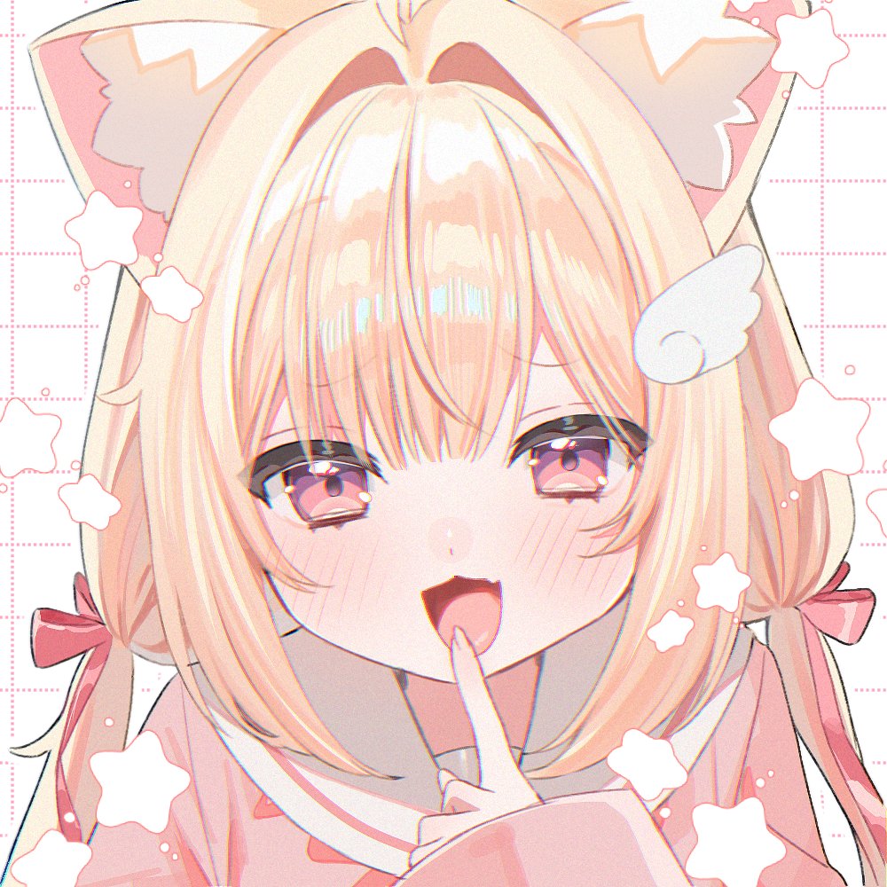 1girl, :3, :d, ahoge, animal_ear_fluff, animal_ears, bad_link, bad_twitter_link