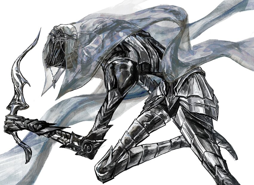 1girl, armor, bonley, dagger, dancer_of_the_boreal_valley, dark_souls_(series), dark_souls_iii, full_armor