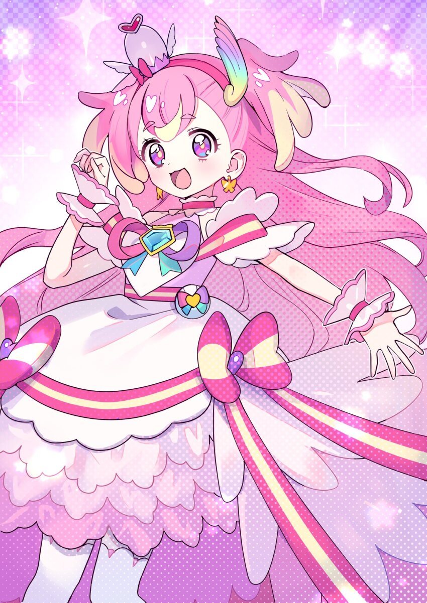 1girl, apron, blonde_hair, blue_bow, blue_bowtie, blue_eyes, bow, bowtie