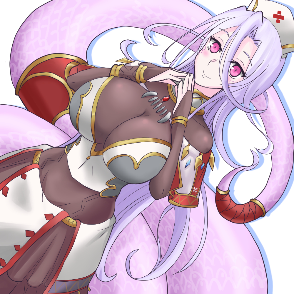 1girl, blush, bodystocking, bodysuit, breasts, brown_bodysuit, closed_mouth, cropped_shirt