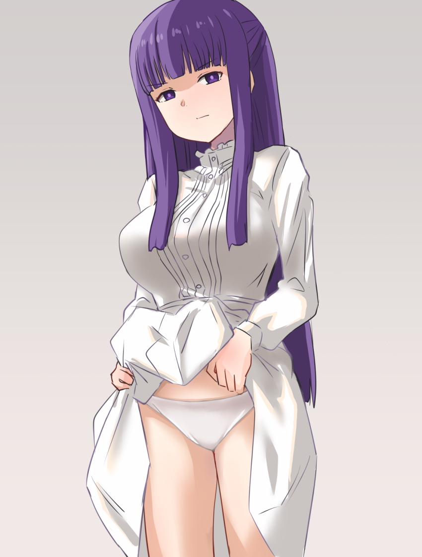 1girl, annoyed, breasts, closed_mouth, clothes_lift, dress, dress_lift, eyebrows