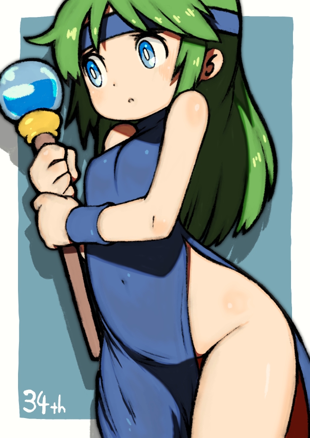 1girl, anniversary, bare_shoulders, beeru_(veil8801), blue_dress, blue_eyes, blue_headband, bright_pupils