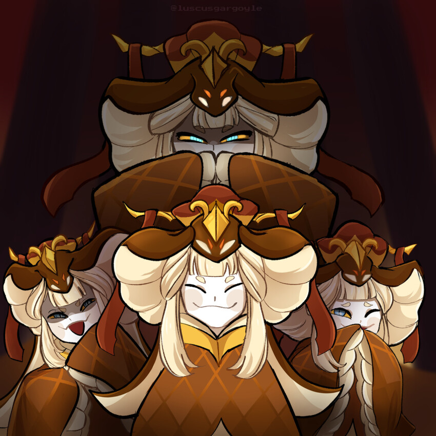 1other, androgynous, chinese_clothes, cookie_run, cookie_run:_ovenbreak, highres, long_hair, looking_at_viewer