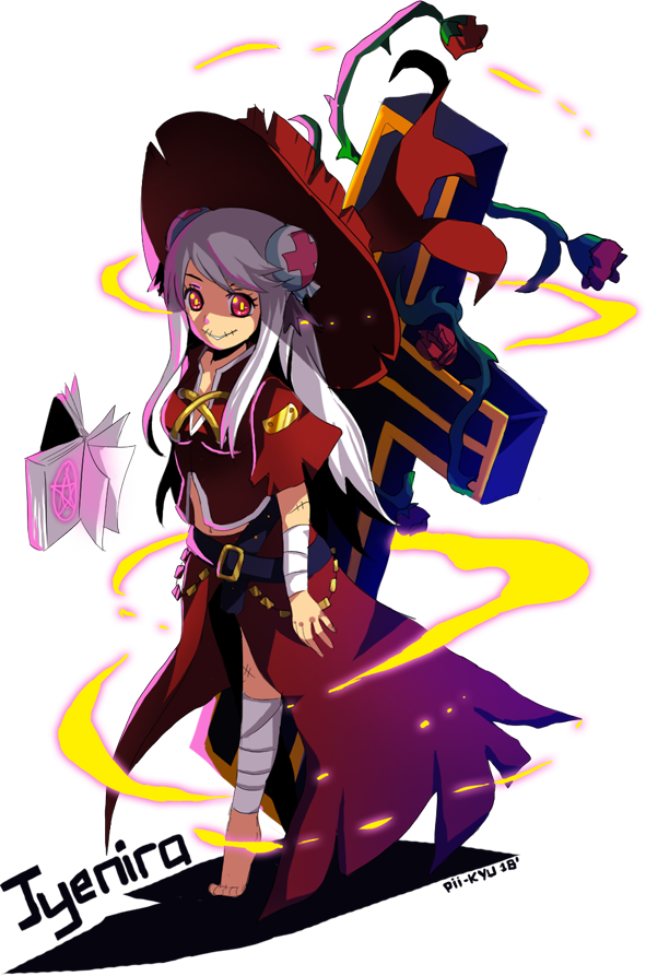 1girl, barefoot, belt, black_belt, book, breasts, bun_cover, commentary