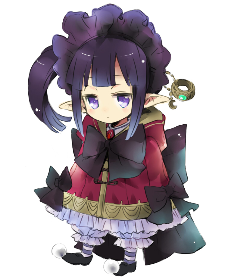 1girl, alternate_color, atelier_(series), atelier_totori, bad_id, bad_pixiv_id, chibi, chim_(atelier)