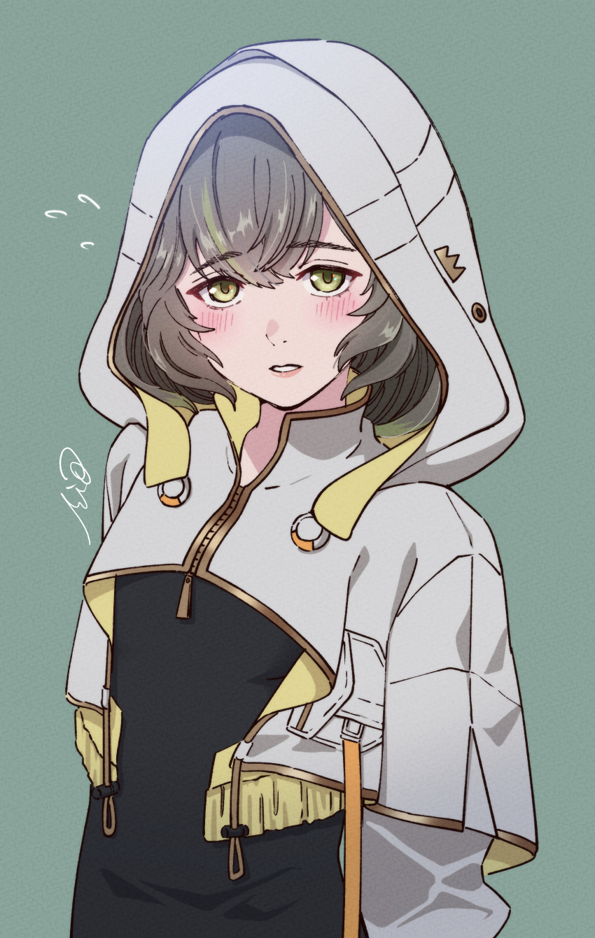 1girl, absurdres, black_shirt, blush, brown_hair, final_fantasy, final_fantasy_xiv, flying_sweatdrops