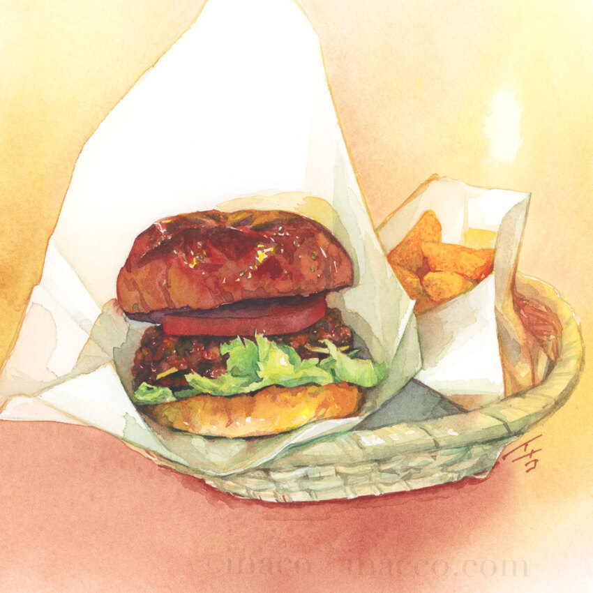 basket, bread, burger, commentary_request, food, food_focus, inaco, lettuce