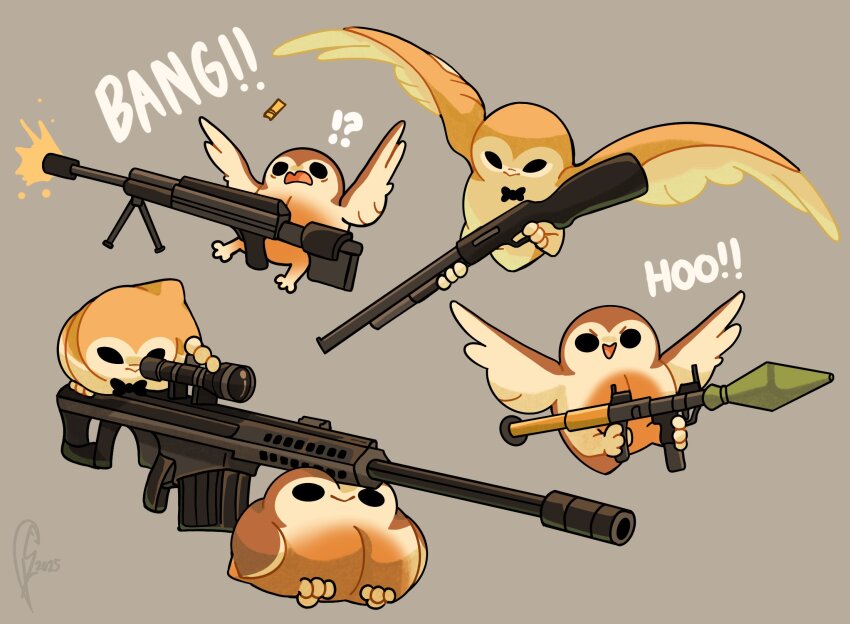 !?, animal_focus, barn_owl, beak, bird, black_bow, black_bowtie, bow