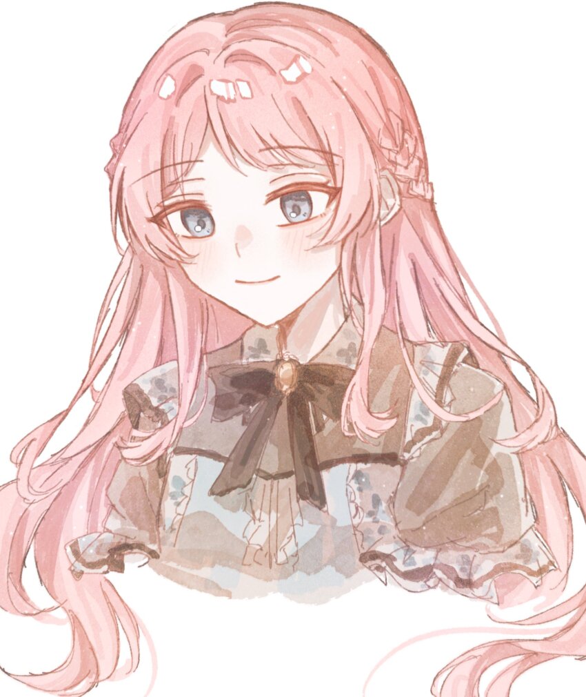 1girl, bang_dream!, bang_dream!_it's_mygo!!!!!, black_bow, black_bowtie, bow, bowtie, braid