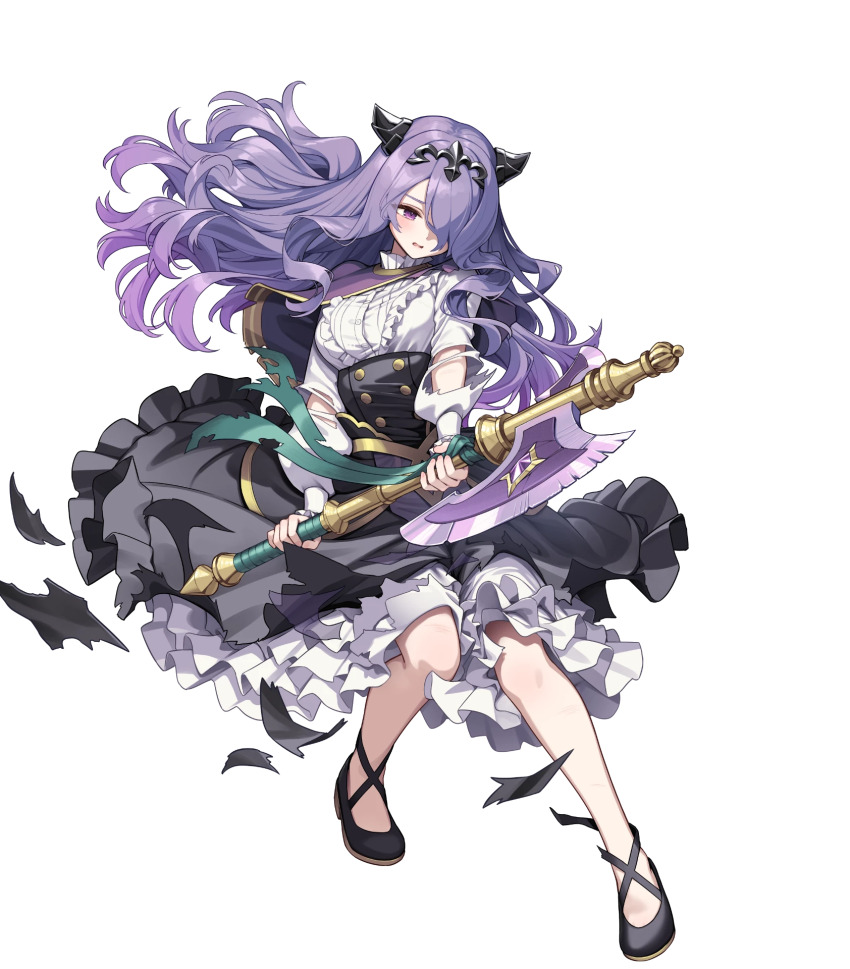 1girl, aged_down, camilla_(fire_emblem), camilla_(young_beauty)_(fire_emblem), fake_horns, fire_emblem, fire_emblem_fates, fire_emblem_heroes