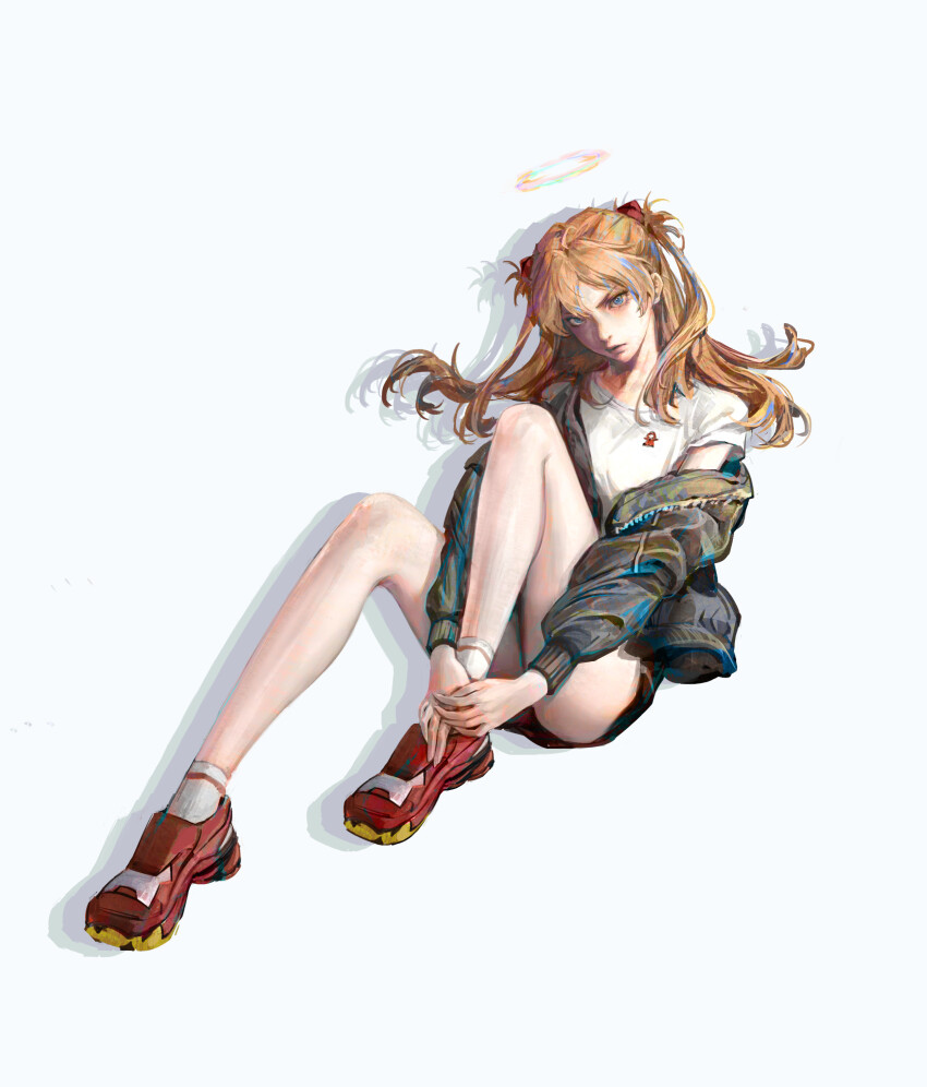 1girl, absurdres, black_jacket, blue_eyes, brown_hair, closed_mouth, collared_jacket, eyelashes