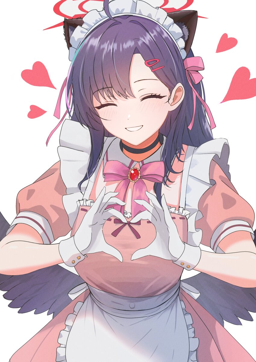 1girl, absurdres, alternate_costume, black_choker, black_wings, blue_archive, choker, feathered_wings