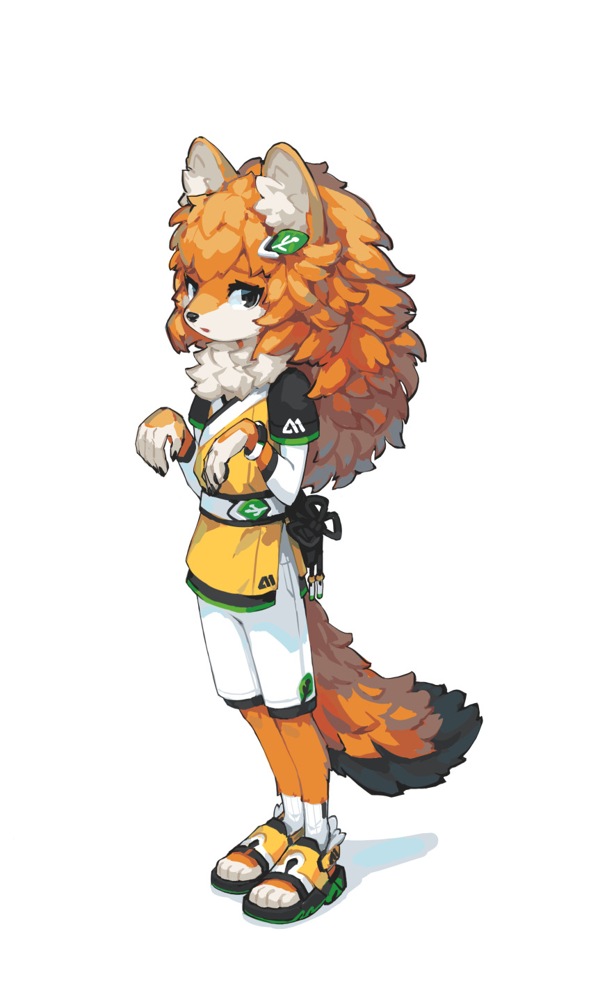 1girl, 2023, absurdres, animal_ears, bike_shorts, black_eyes, blonde_hair, bracelet