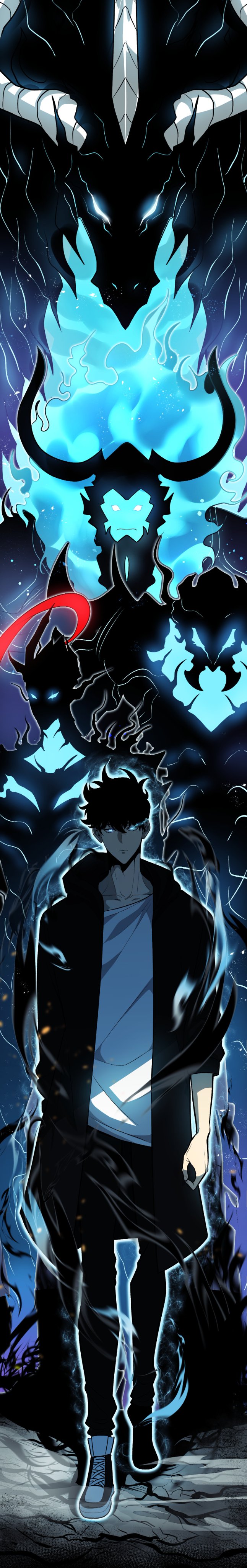 1boy, absurdres, beru_(solo_leveling), black_hair, black_jacket, black_pants, black_shoes, blue_eyes