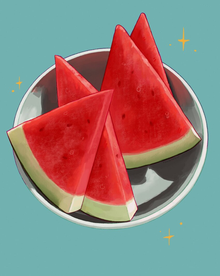 blue_background, bowl, commentary, english_commentary, food, food_focus, fruit, highres