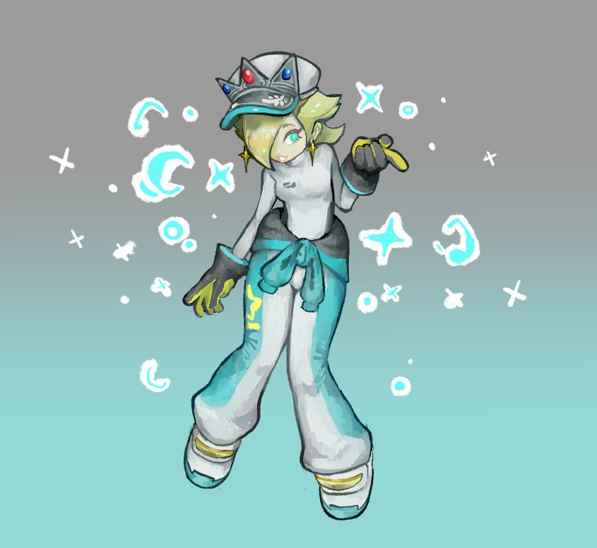 1girl, biker_clothes, bikesuit, blonde_hair, blue_eyes, bodysuit, clothes_around_waist, commentary