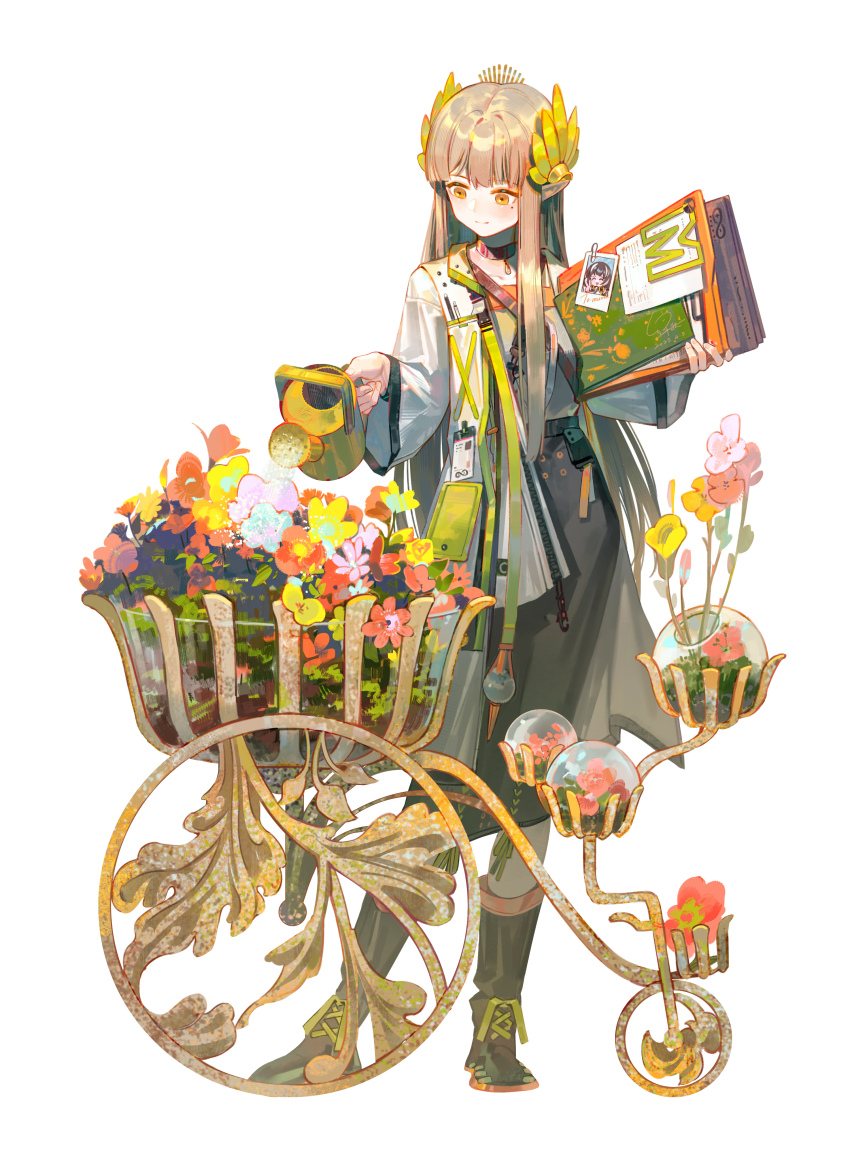 1girl, absurdres, arknights, bicycle, black_boots, black_choker, blush, boots