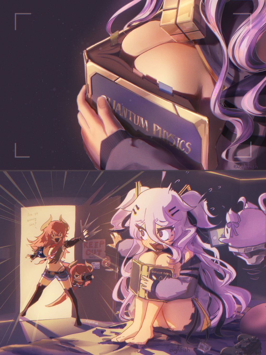 2girls, american_flag, american_flag_bikini, american_flag_print, are_you_winning_son?_(meme), barefoot, bikini, black_gloves