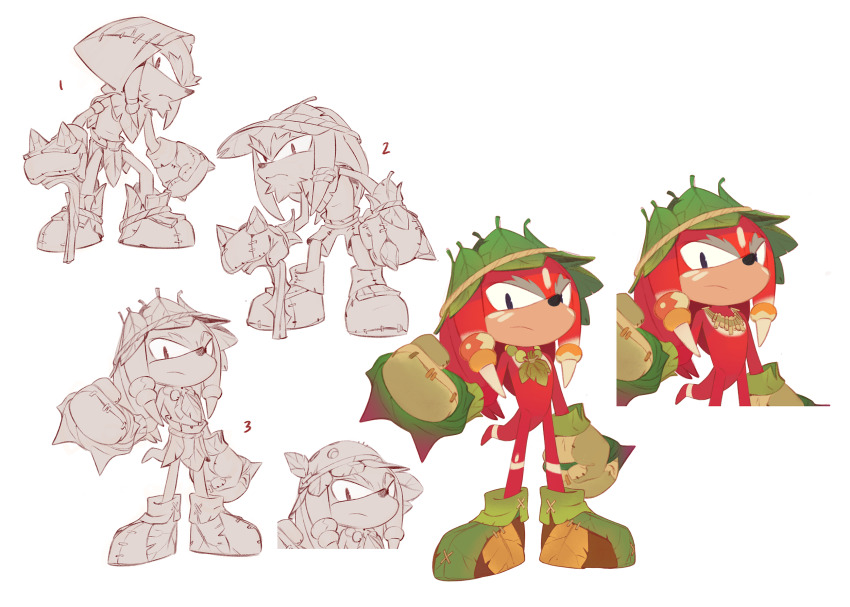 1boy, animal_nose, body_fur, body_markings, boots, clenched_hands, closed_mouth, comparison