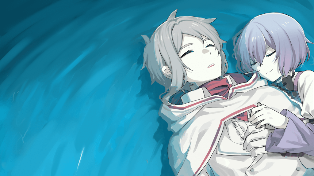 1boy, 1girl, afloat, black_bow, black_bowtie, bow, bowtie, c3_games