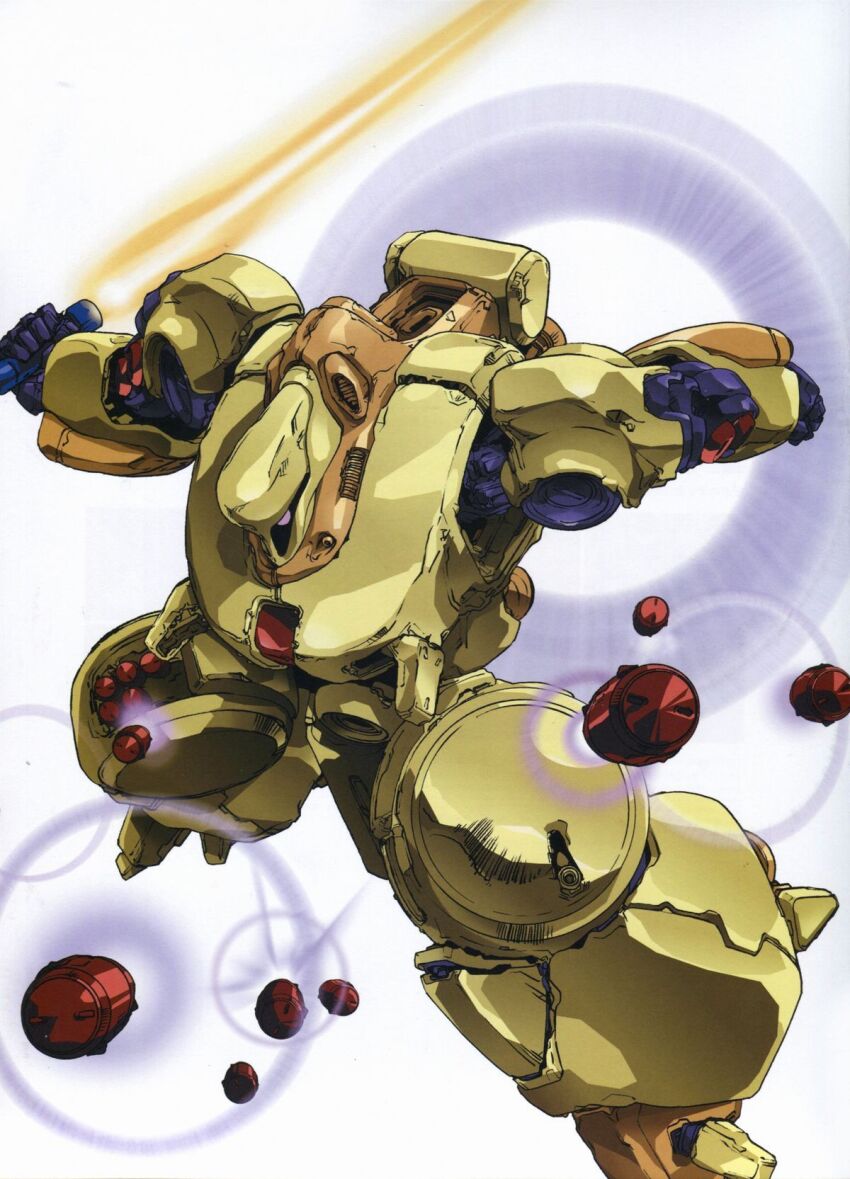 artist_request, battle, energy_sword, firing, gundam, gundam_zz, highres, machinery