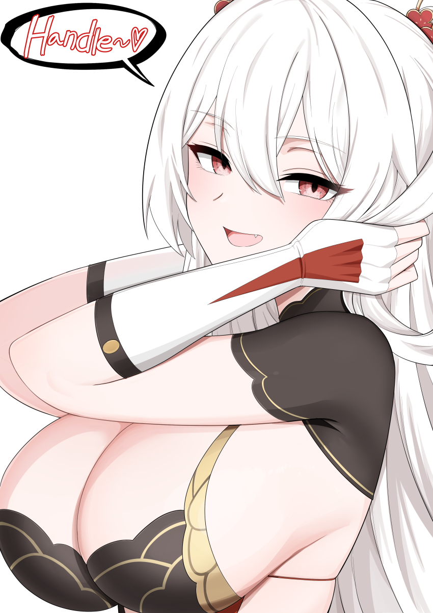 1girl, absurdres, bikeibikei, breasts, cleavage, commentary, commentary_request, english_commentary