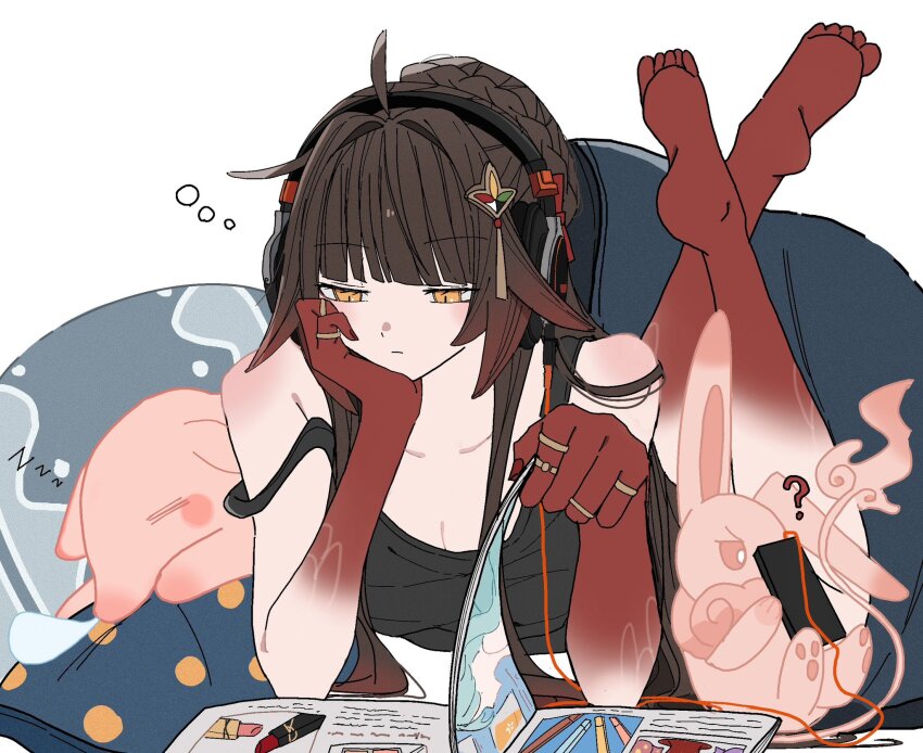 1girl, alternate_costume, colored_extremities, colored_skin, highres, honkai:_star_rail, honkai_(series), jewelry