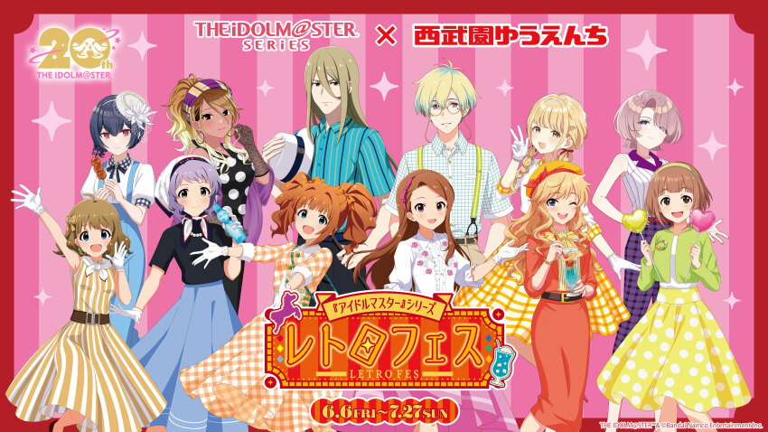 2girls, 6+girls, absurdres, arimura_mao, belt, black_eyes, blonde_hair, blouse