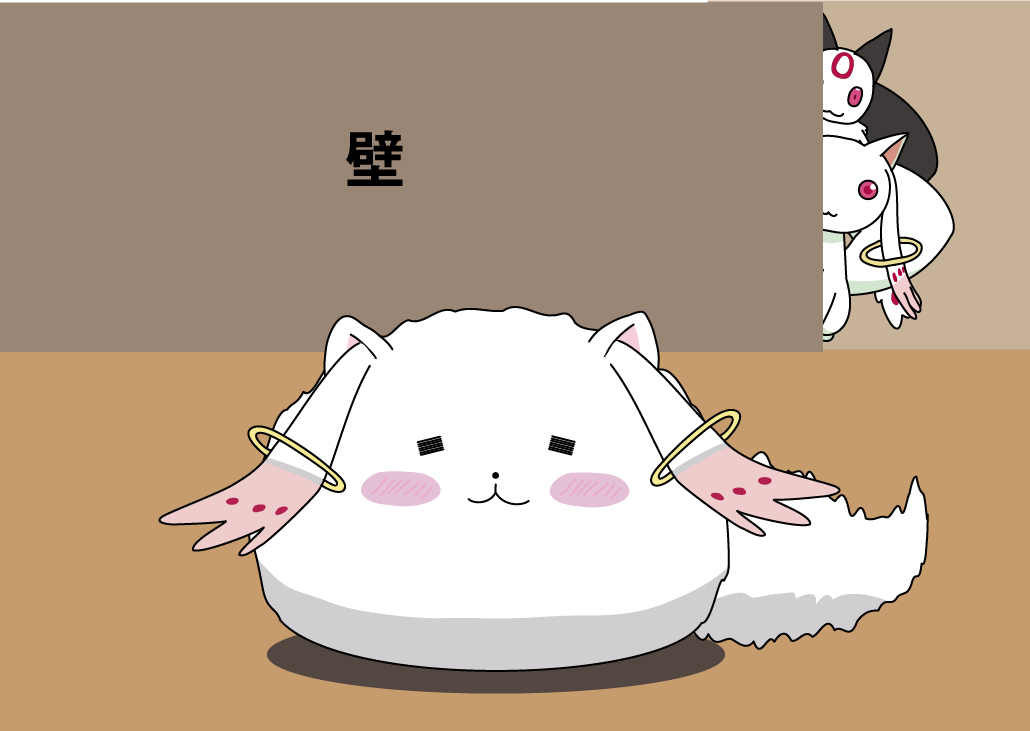 471_kakka, :3, =_=, angora_rabbit, blush, closed_eyes, crossover, gochuumon_wa_usagi_desu_ka?