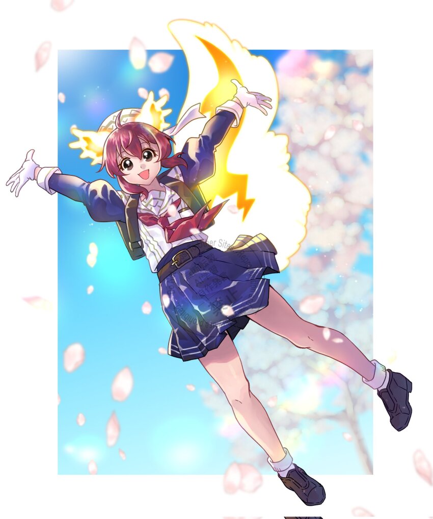 1girl, alternate_costume, animal_ears, cowlick, fire_emblem, fire_emblem_heroes, gloves, glowing_ears