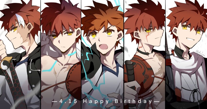 emiya_shirou, emiya_shirou_(prisma_illya), emiya_shirou_(the_one_who_withstood_pain), fate/kaleid_liner_prisma_illya, fate/stay_night, fate_(series), highres, holding