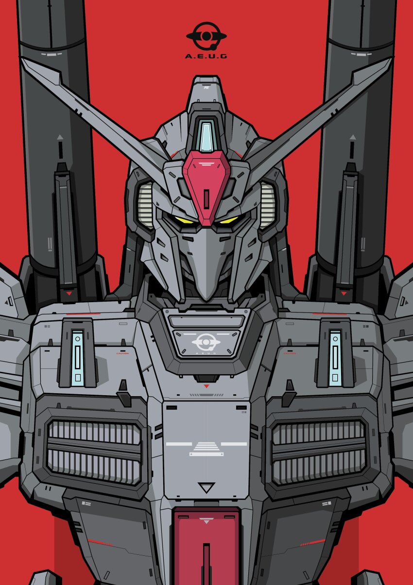 absurdres, aeug, commentary, commission, english_commentary, gundam, gundam_mk_iii, gundam_msv