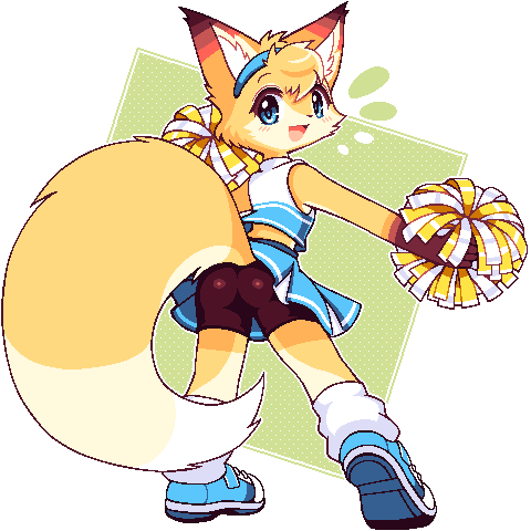 1girl, :d, animal_ears, ass, bike_shorts, bike_shorts_under_skirt, blue_eyes, blue_shoes