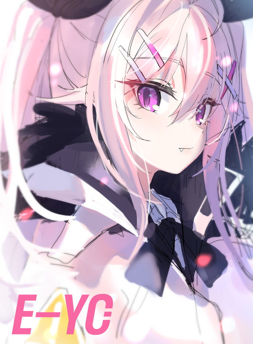 1girl, absurdres, ahoge, black_bow, black_bowtie, black_ribbon, bow, bowtie