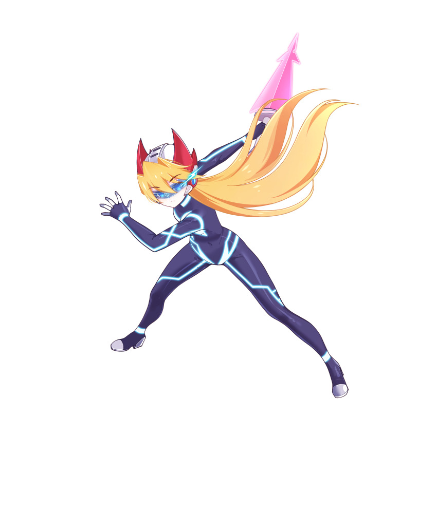 1girl, absurdres, aizeis, alternate_costume, alternate_hairstyle, belt, blonde_hair, blue_eyes