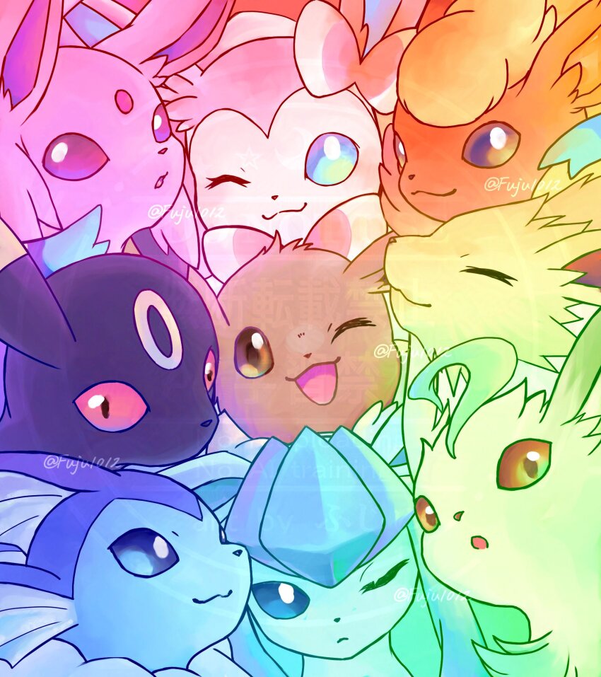 animal_focus, black_eyes, blue_eyes, brown_eyes, closed_eyes, closed_mouth, colored_sclera, commentary_request