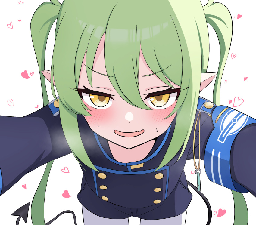 1girl, armband, blue_archive, blue_armband, blue_shirt, blue_shorts, blush, commentary_request