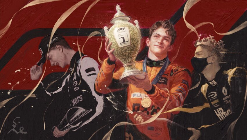 adjusting_clothes, adjusting_headwear, brown_hair, chanasykine, character_request, check_character, confetti, crown