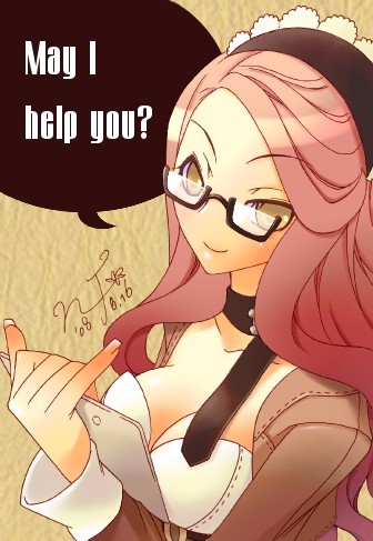 1girl, artist_request, black-framed_eyewear, black_necktie, breasts, brown_background, brown_dress, brown_eyes