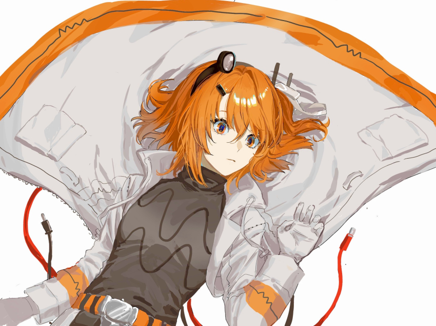 1girl, a.i._voice, adachi_rei, belt, black_shirt, cable, closed_mouth, coat