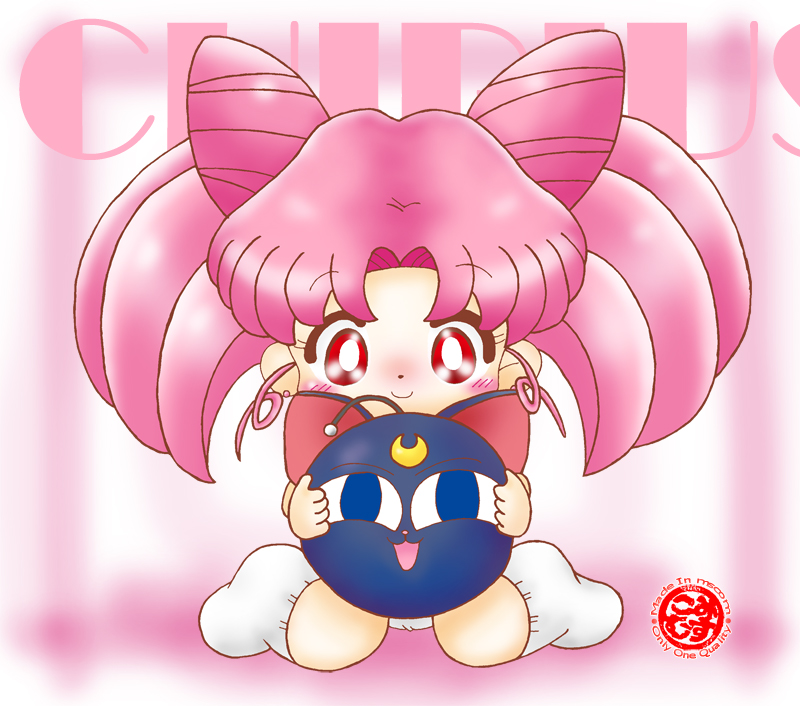 1girl, ball, bishoujo_senshi_sailor_moon, blush, chibi_usa, double_bun, hair_bun, holding