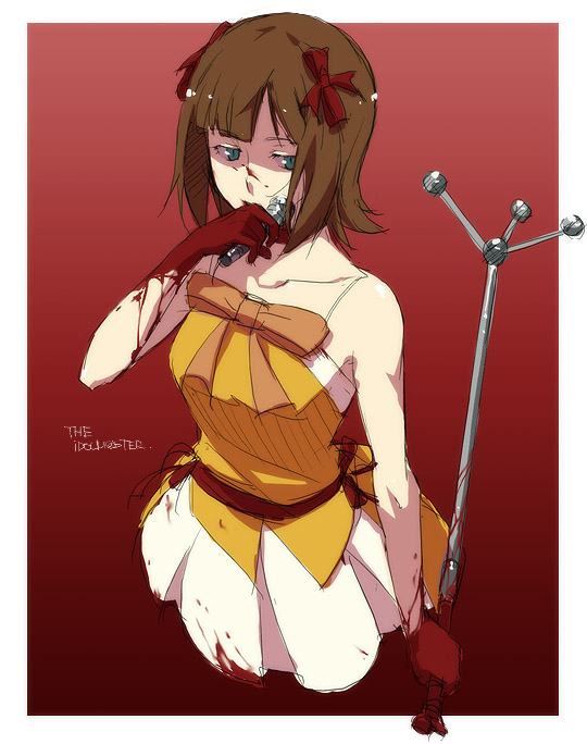 00s, amami_haruka, blood, cute_&amp;_girly_(idolmaster), idolmaster, idolmaster_(classic), idolmaster_1, kyo_(kuroichigo)