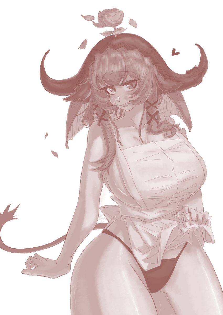 1girl, absurdres, animal_ears, apron, apron_lift, arknights, bare_shoulders, black_panties