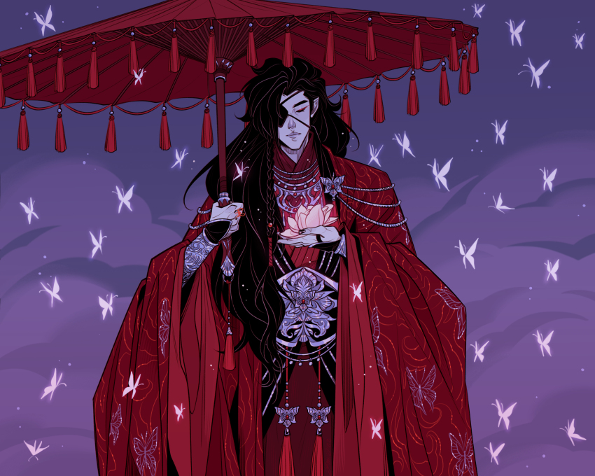 1boy, absurdres, animal_print, beads, belt, black_hair, bracer, braid