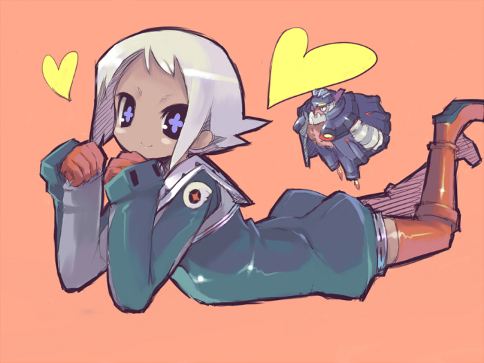 +_+, 00s, 1girl, boots, dark-skinned_female, dark_skin, female_focus, lal'c_mellk_mal