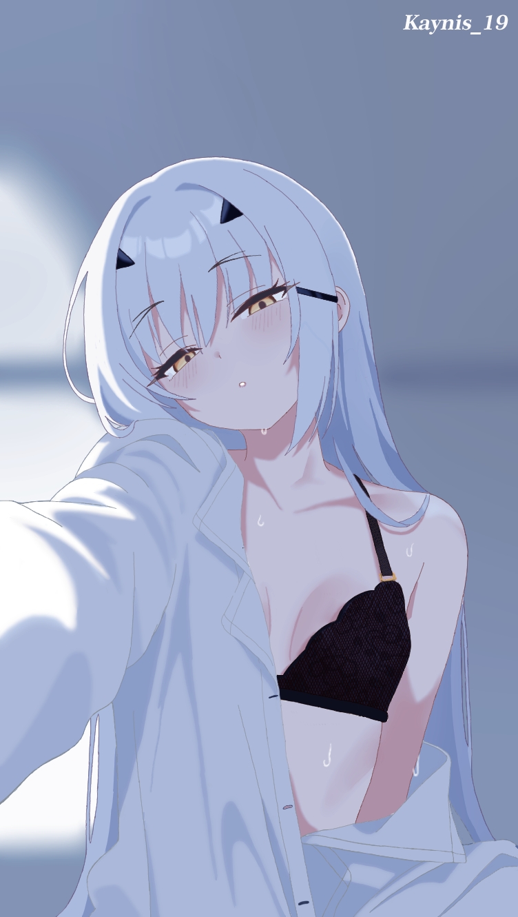 1girl, bare_shoulders, black_bra, bra, breasts, collarbone, fate/grand_order, fate_(series)