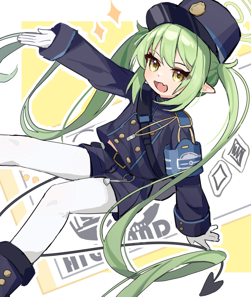 1girl, :d, absurdres, arm_support, armband, backpack, bag, belt